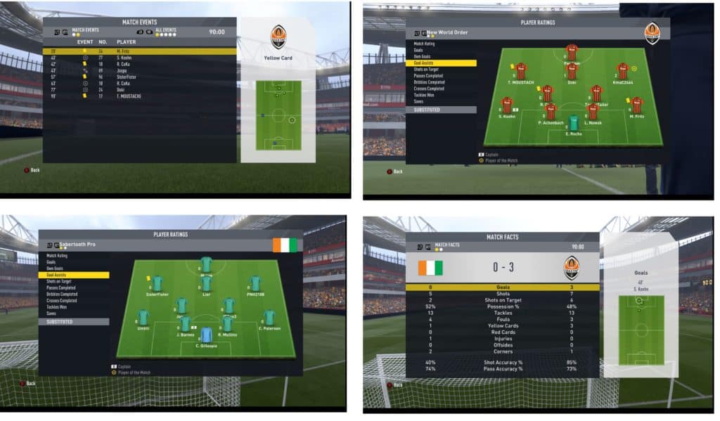 CyberTooth Fifa match